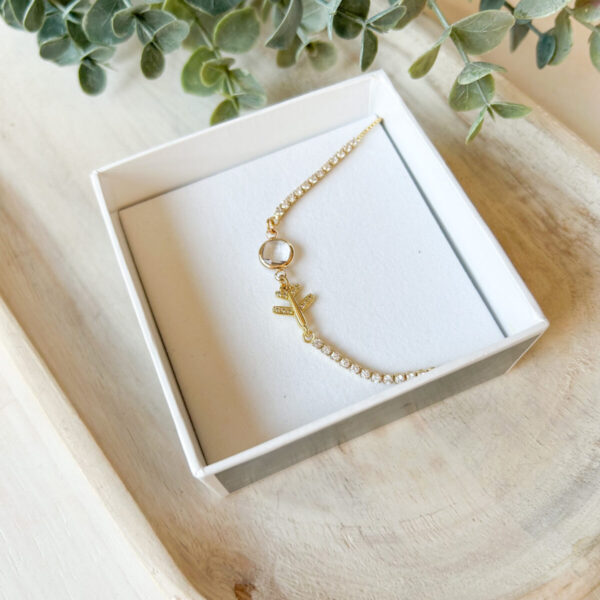 Soul Fire Clay Bracelet - Gold Airplane